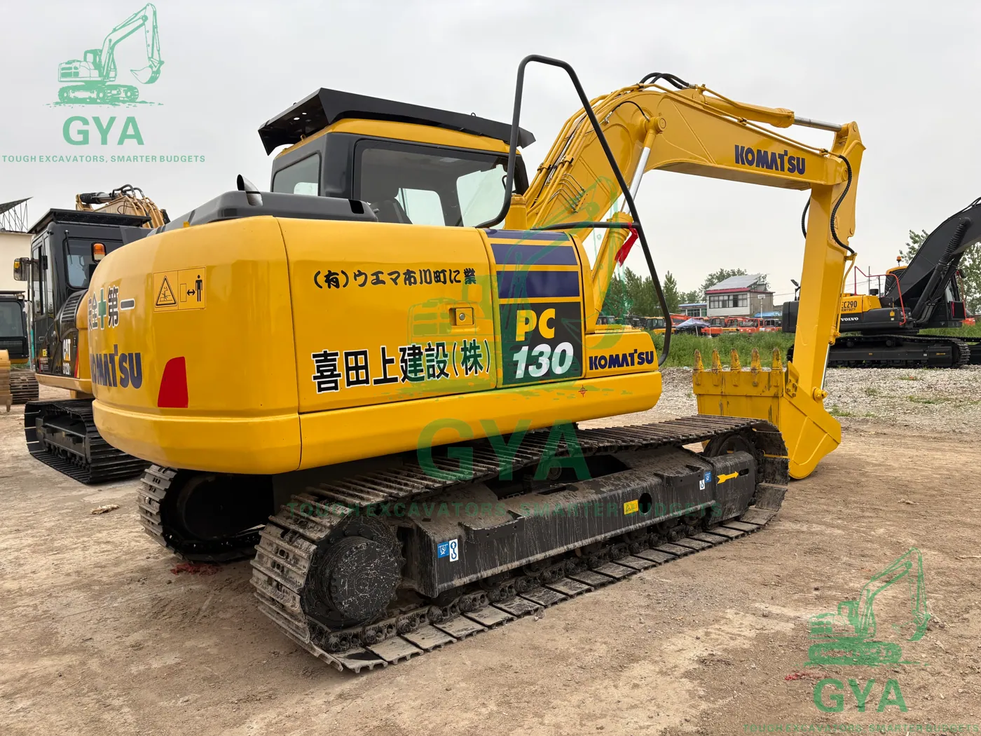 Used Komatsu PC130-7 excavator for export from China