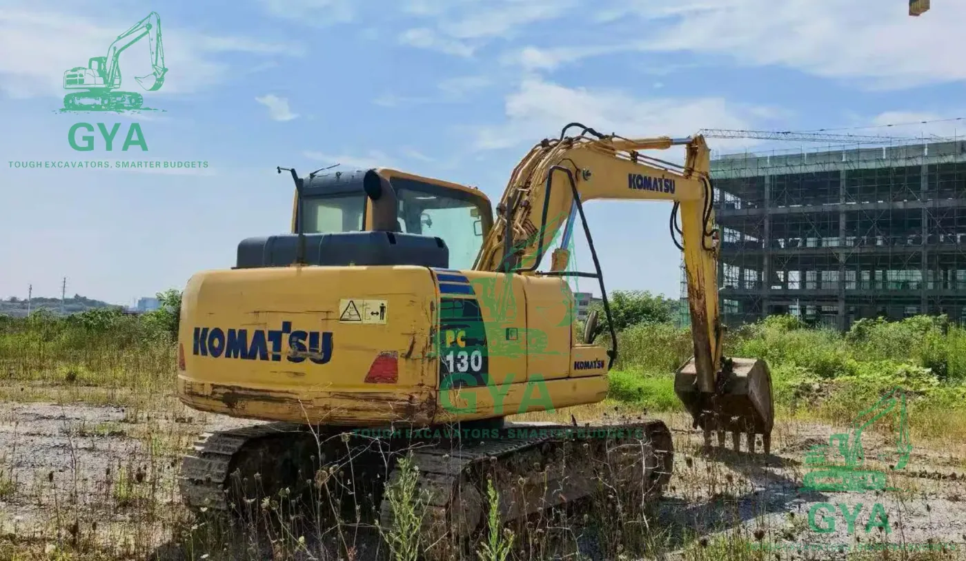 Used Komatsu PC130-8 excavator for export from China