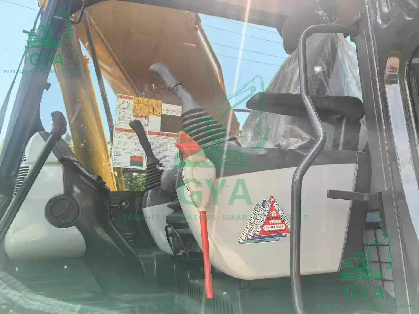 Used Komatsu PC128 excavator for export from China