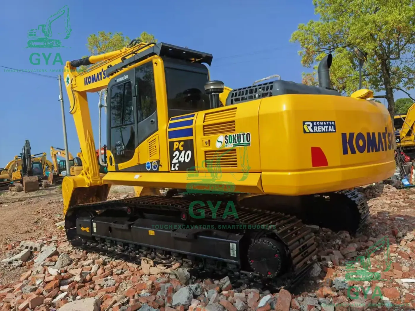 Used Komatsu PC240-8 excavator for export from China