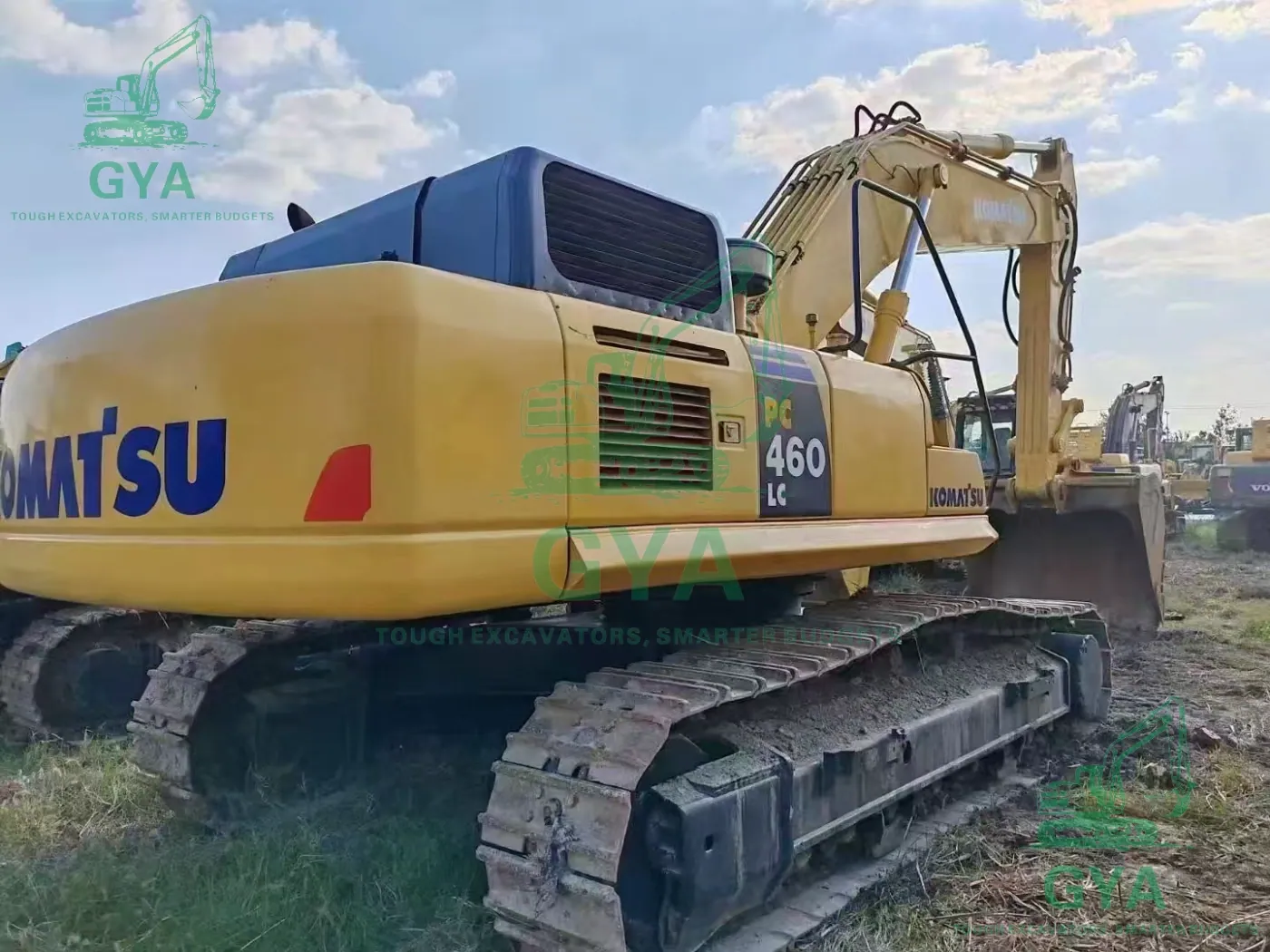 Used Komatsu PC460LC-8 excavator for export from China