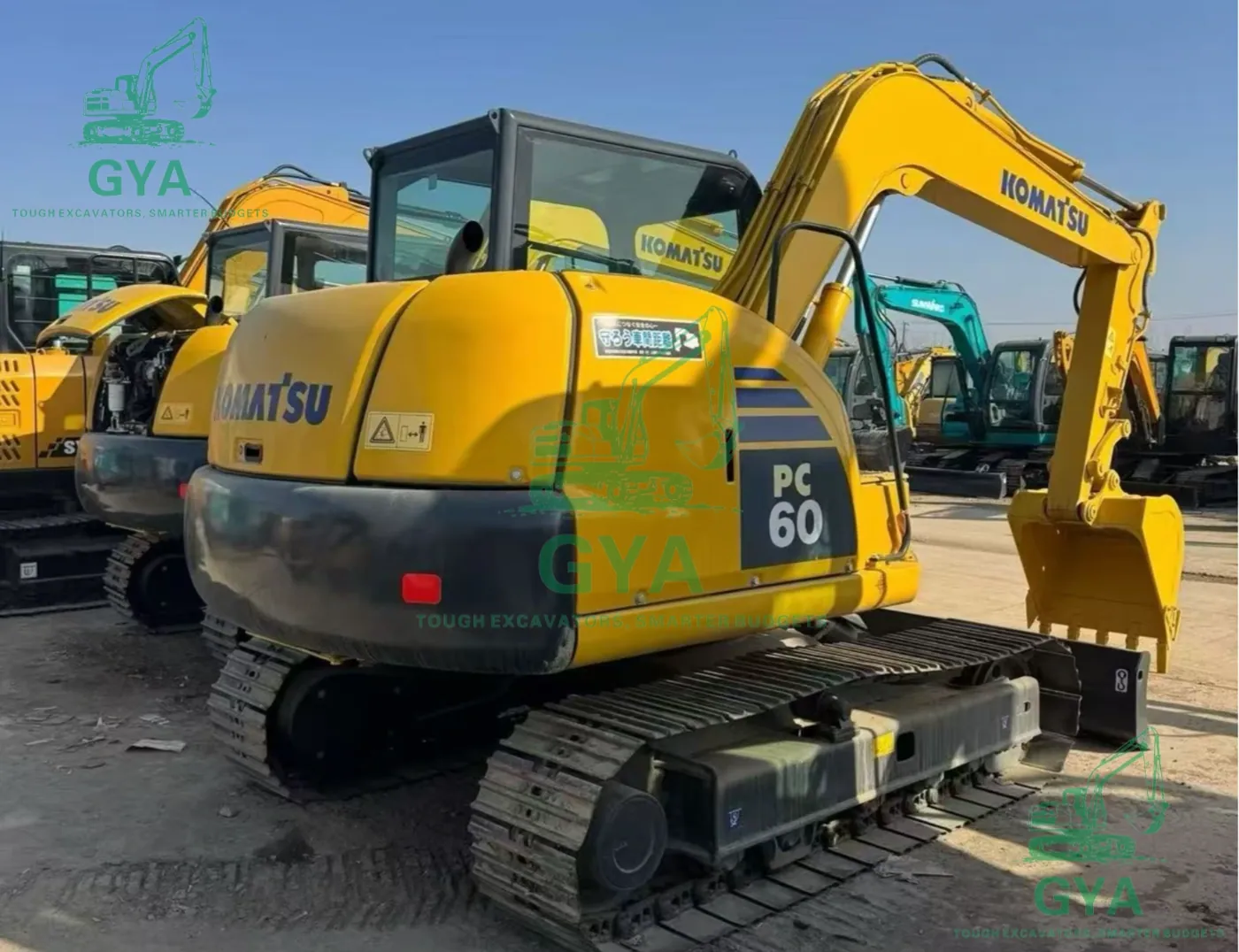 Used Komatsu PC60-8 excavator for export from China